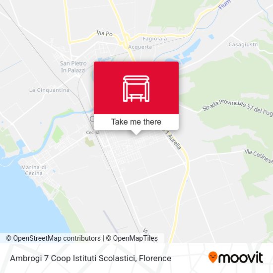 Ambrogi 7 Coop Istituti Scolastici map