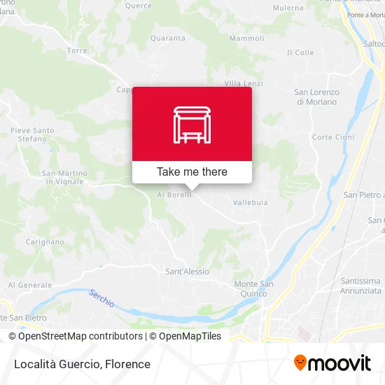 Località Guercio map