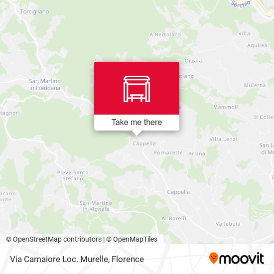 Via Camaiore Loc. Murelle map