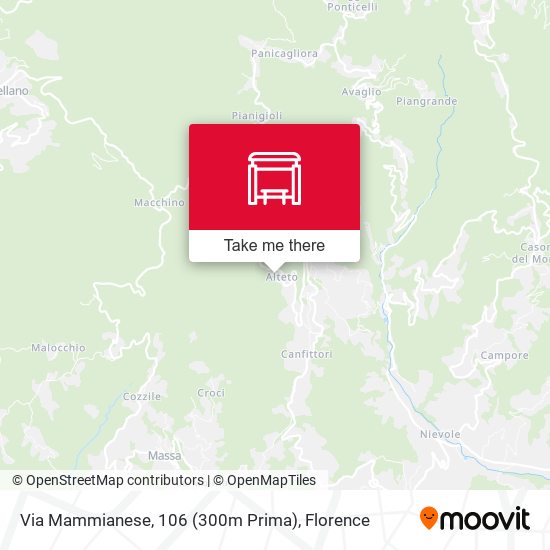 Via Mammianese, 106 (300m Prima) map