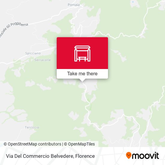 Via Del Commercio Belvedere map