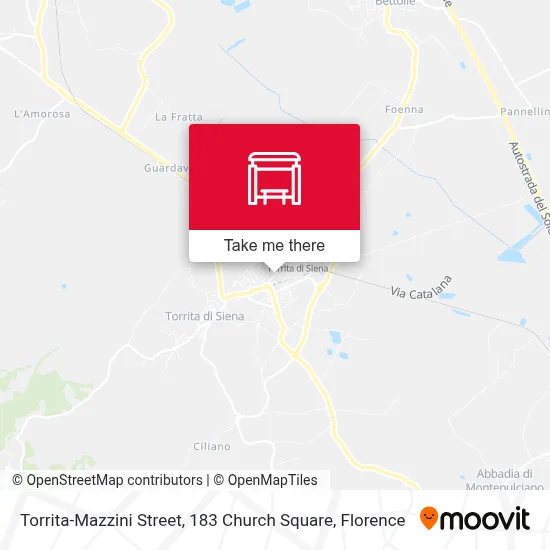 Torrita-Mazzini Street, 183 Church Square map