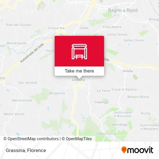 Grassina map
