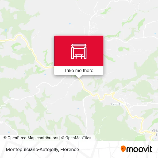 Montepulciano-Autojolly map