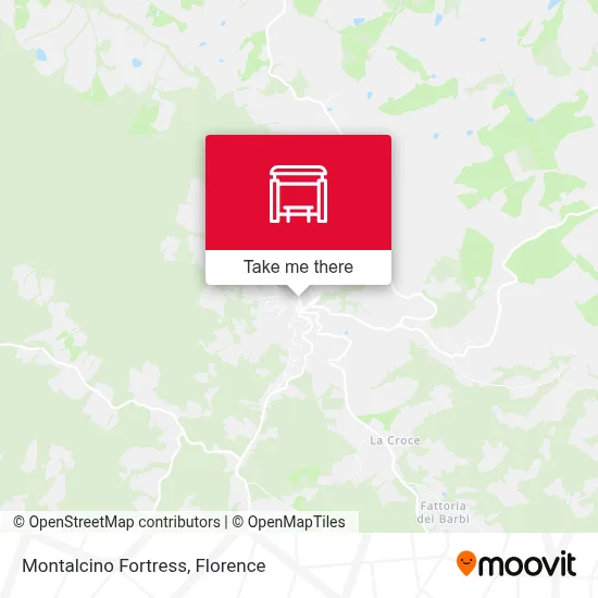 Montalcino Fortress map