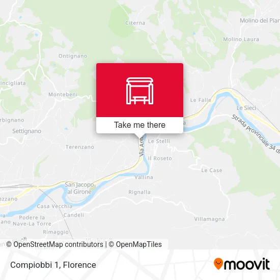 Compiobbi 1 map
