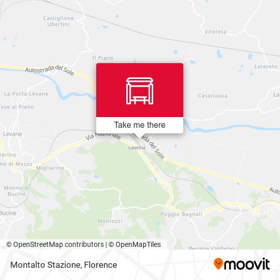 Montalto Stazione map