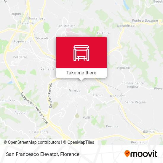 San Francesco Elevator map