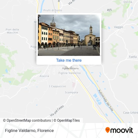 Figline Valdarno map