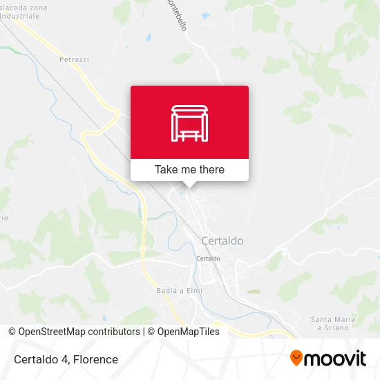 Certaldo 4 map