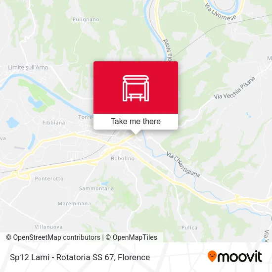 Sp12 Lami - Rotatoria SS 67 map