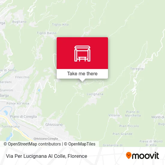 Via Per Lucignana Al Colle map