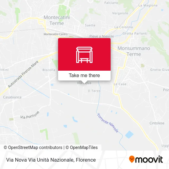 Via Nova Via Unità Nazionale map