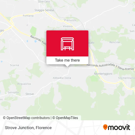 Strove Junction map