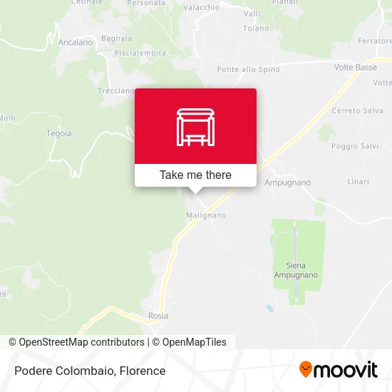 Podere Colombaio map