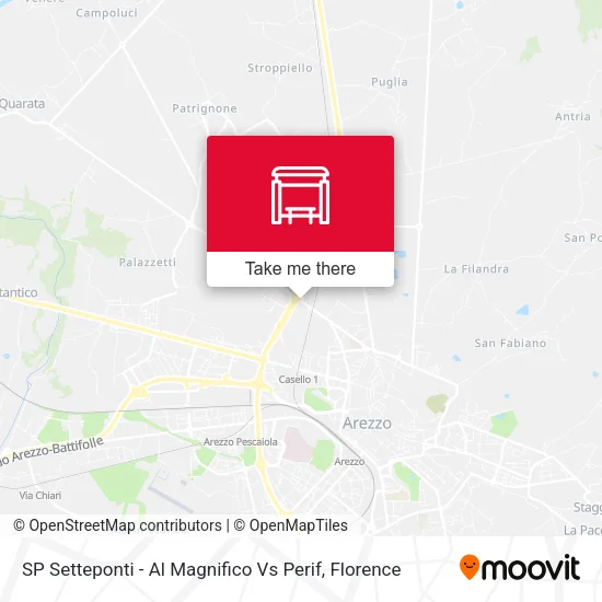 SP Setteponti - Al Magnifico Vs Perif map