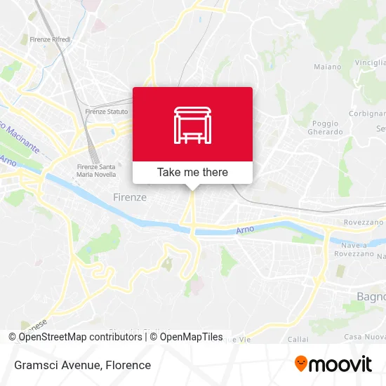 Gramsci Avenue map