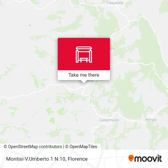 Montisi-V.Umberto 1 N.10 map