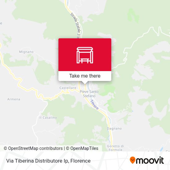 Via Tiberina Distributore Ip map