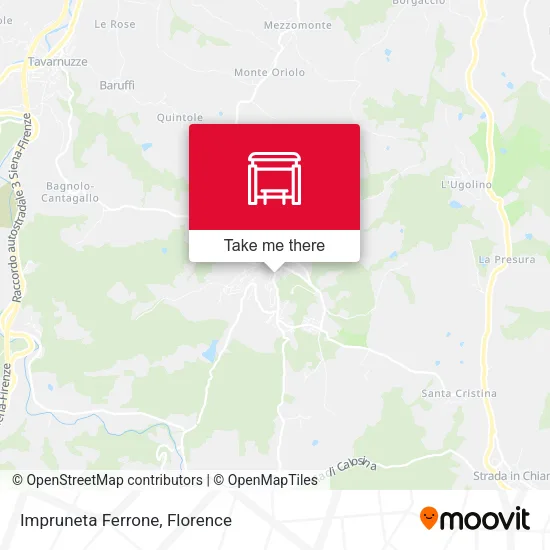 Impruneta Ferrone map