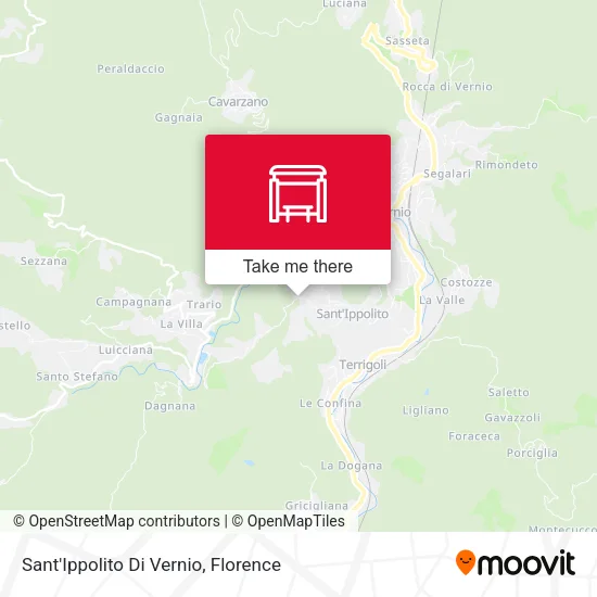 Sant'Ippolito Di Vernio map