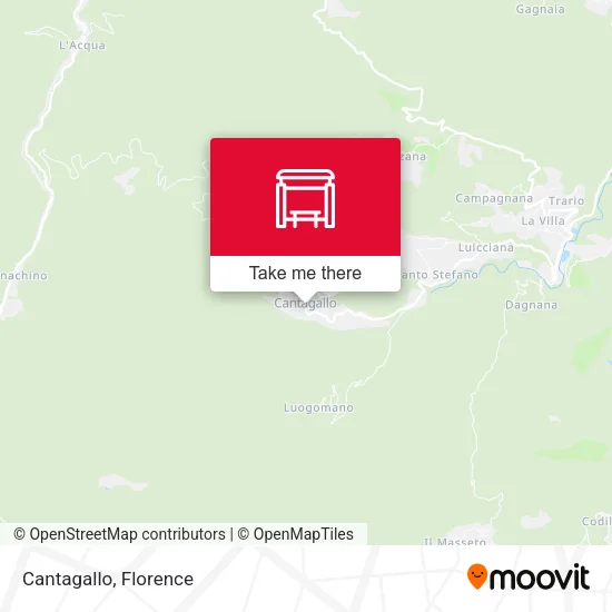 Cantagallo map