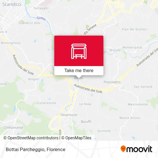 Bottai Parcheggio map