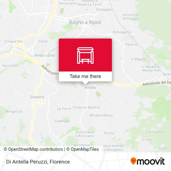 Di Antella Peruzzi map