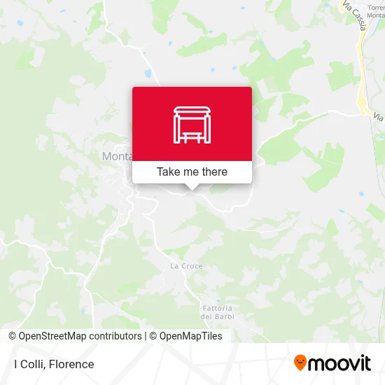 I Colli map