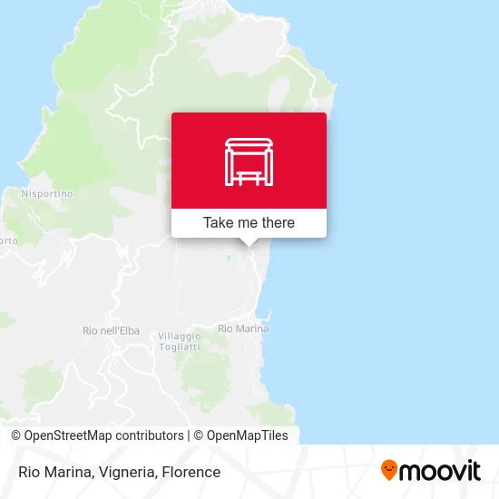 Rio Marina, Vigneria map