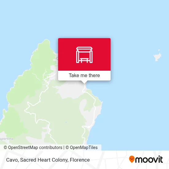 Cavo, Sacred Heart Colony map