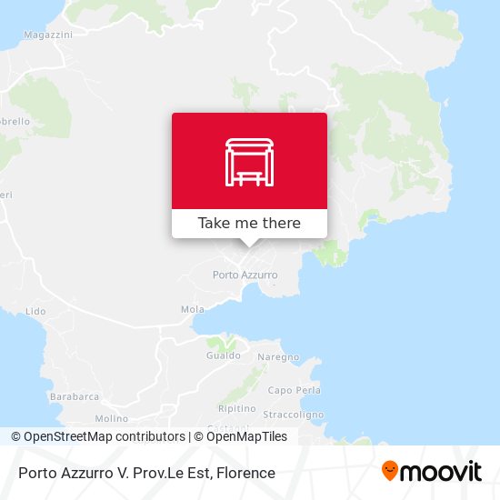 Porto Azzurro  V. Prov.Le Est map