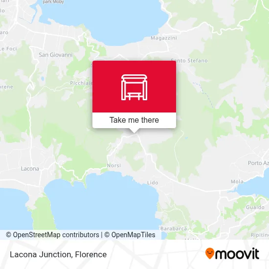 Lacona Junction map