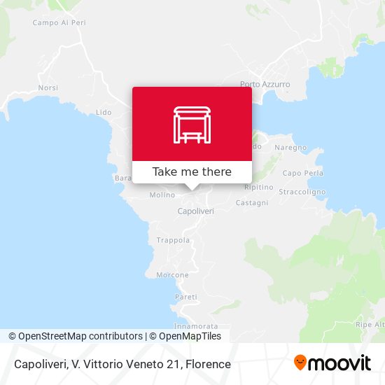 Capoliveri, V. Vittorio Veneto 21 map