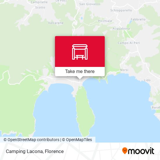 Camping Lacona map