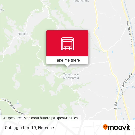 Cafaggio Km. 19 map