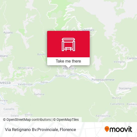 Via Retignano Bv.Provinciale map