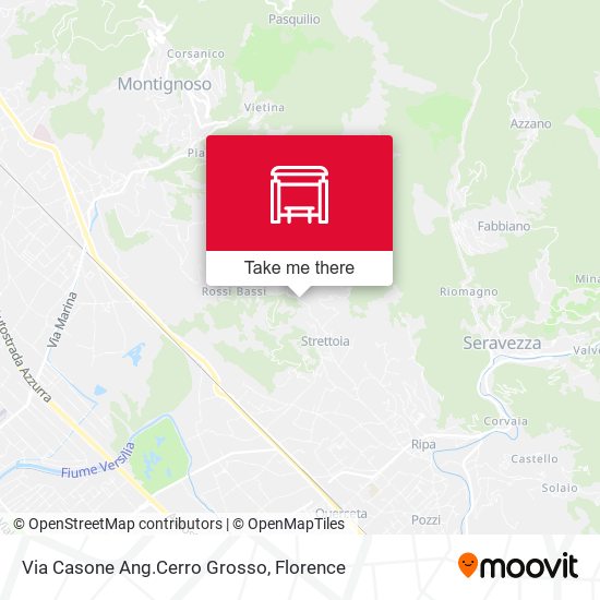 Via Casone Ang.Cerro Grosso map