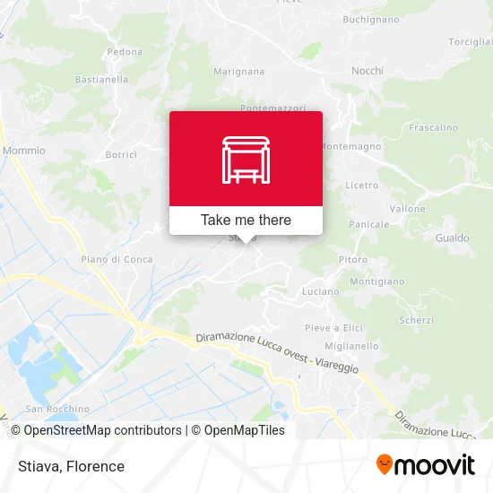 Stiava map