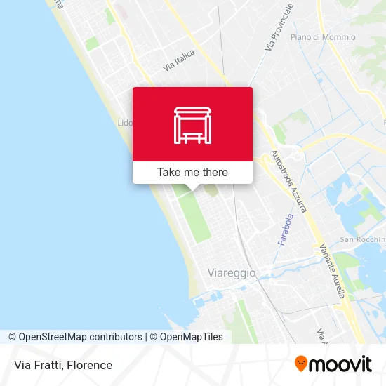 Via Fratti map