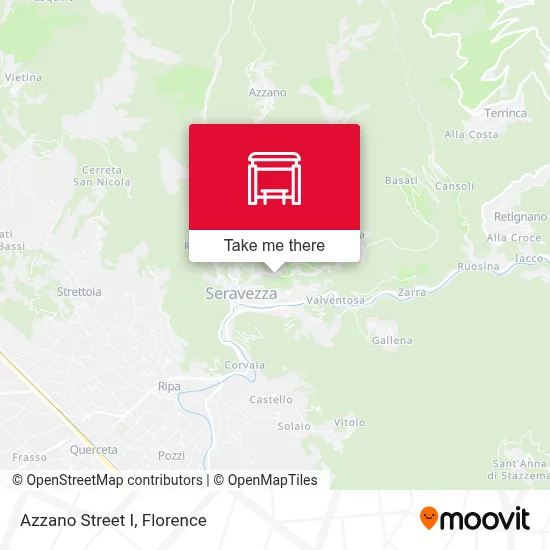 Azzano Street I map