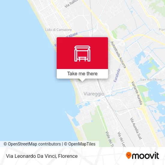 Via Leonardo Da Vinci map