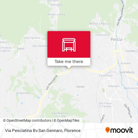 Via Pesciatina Bv.San Gennaro map