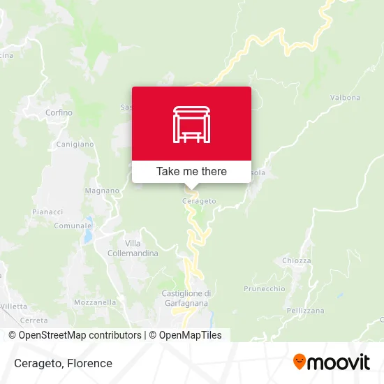 Cerageto map