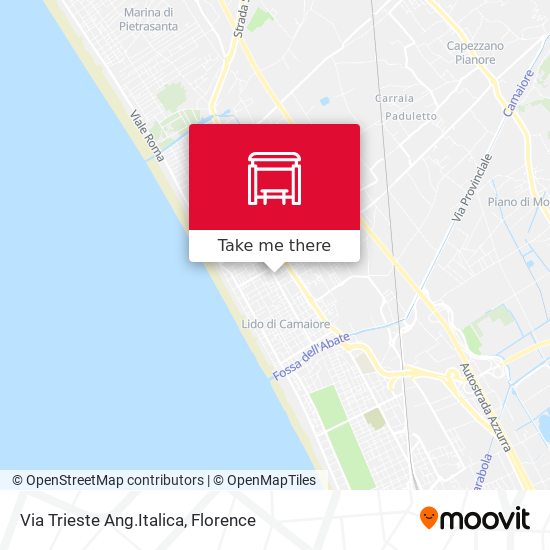 Via Trieste Ang.Italica map