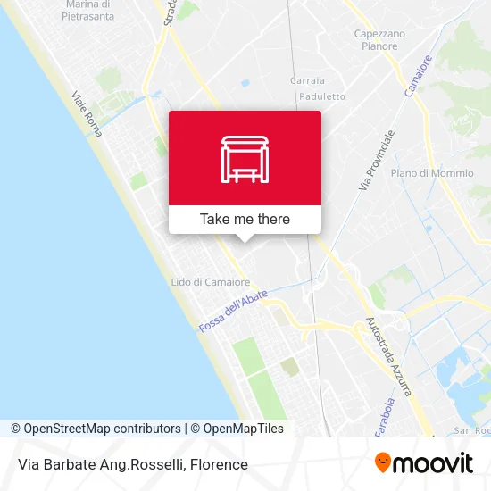 Via Barbate Ang.Rosselli map