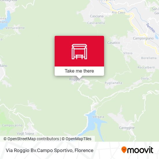 Via Roggio Bv.Campo Sportivo map