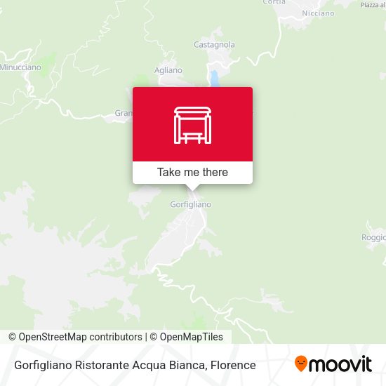Gorfigliano Ristorante Acqua Bianca map