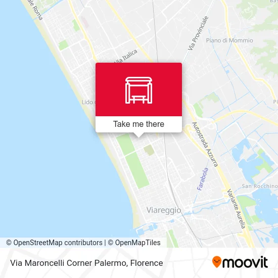 Via Maroncelli Corner Palermo map