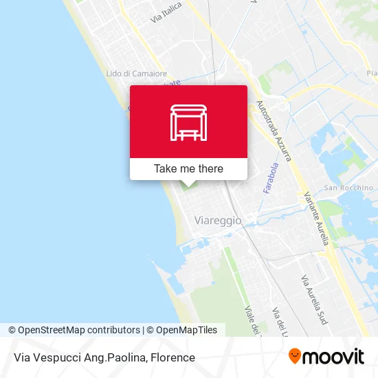 Via Vespucci Ang.Paolina map